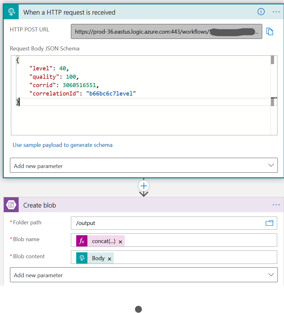 Easily capture web hook messages in storage with hierarchical structure