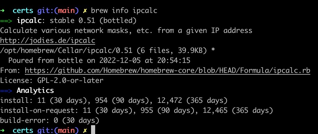 IP Address and Subnetting CIDR Helpful Tools - ipcalc cli