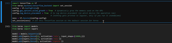 Keras Tensor flow CUBLAS_STATUS_NOT_INITIALIZED