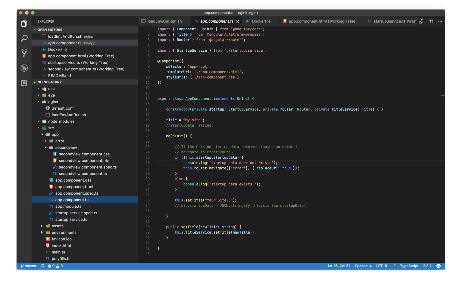 Ensuring Initializing and Server Side Configuration with Angular 4+